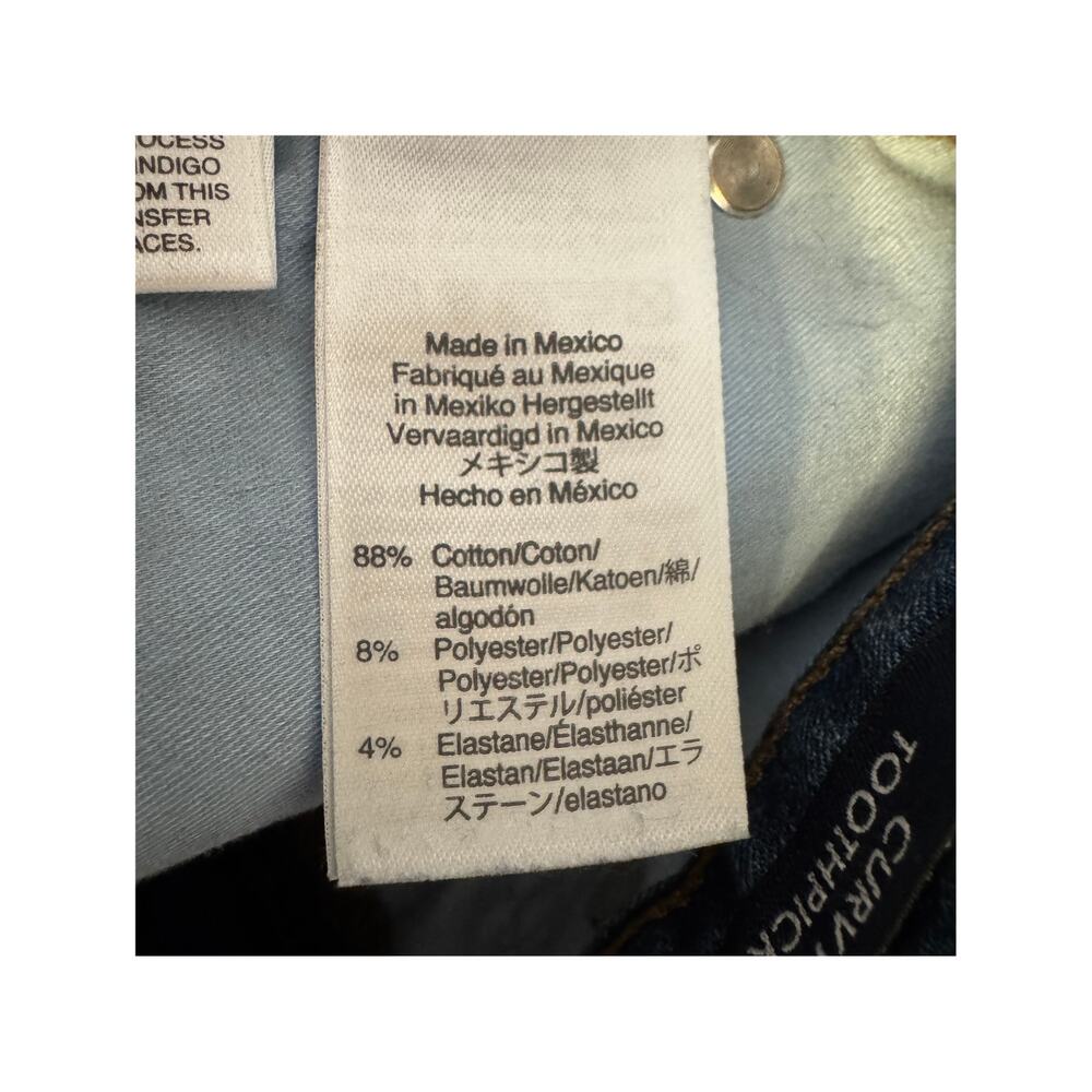 J.Crew Curvy Toothpick High Rise Jeans Size 26 - Picture 7 of 8